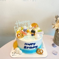 柯南主題蛋糕 公仔蛋糕 客製化蛋糕 題字蛋糕 生日蛋糕 鑠甜點