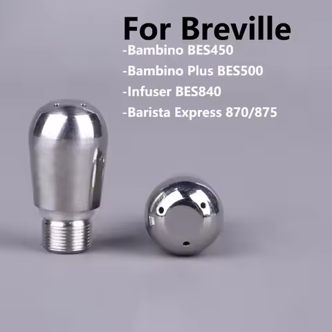 3/4 Holes Steam Wand Nozzle Tip for Breville/Sage Bambino, Infuser BES840, Barista Express 870/875/8