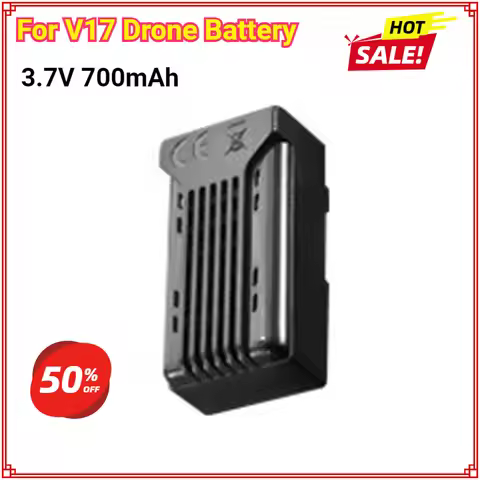 V17 Drone Battery Rechargeable Lipo Battery for 4DRC V17 RC Glider Foam Plane Accessories Battery Wh