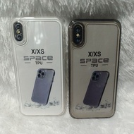 Gudang_Acc1 SAVINGS Softcase Casing iphone X/XS Clear Silicone Case Transparent Pro Camera Space Tra