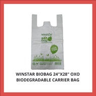 WINSTAR CARRIER BAG 24"X28" OXO BIODEGRADABLE SINGLET PLASTIC BAG