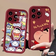 For Infinix Smart 8 7 Hot 40 Pro 40i 40 Pro 30i 30Play 30i Spark Go 2024 2023 Note 30 VIP 12 Turbo G96 ITEL S23 Funny Cartoon Crayon All-inclusive Phone Case Soft Cover