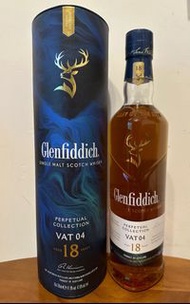 Glenfiddich 18 Years VAT 04 Single Malt Scotch Whisky Perpetual Collection 格蘭菲迪18年 VAT 04單一麥芽威士忌 非凡永