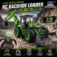HUINA 1579 1:14 RC Backhoe Loader Excavator Tractor 2.4GHz Remote Control Engineering Construction V
