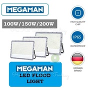 Megaman LED Flood Light Spotlight Super Bright IP65 BK Facade Large Open Space Illumination (100W/15