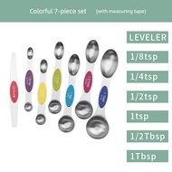 measuring spoon Magnetic Measuring Spoons Set Dual Sided Teaspoon Tablespoon