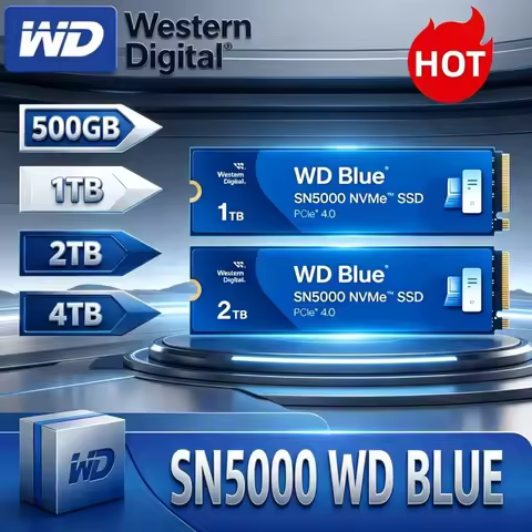 Energy Saving Western Digital SN5000 WD Blue NVMe SSD M.2 2280 PCIe4.0 1T 2T Reliable Solid Drive Fo
