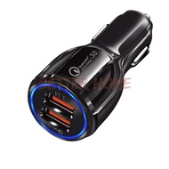 Colokan Mobil 2 Ports/Adapter Car Charger Mobil Quick Fast Charging 3.1/Car Charger 30w