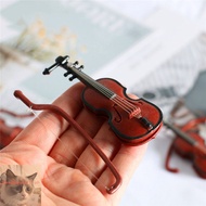 SteedSurplus 1/12 Dollhouse Mini Musical Instrument Model Classical Guitar Violin For Doll .