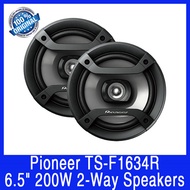 Pioneer TS-F1634R 6.5 Car Stereo Speakers. 200W. 2-Way. 88dB. Full-range speakers.