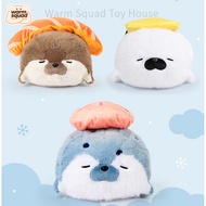 【Warm Squad】Plush Toy & Keychain & Pillow- Cute Cartoon Sushi Seal/Otter Plush, Lying Stuffed Doll- 