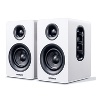 SW208 3" Active Bluetooth 5.0 Bookshelf Speakers – 60W Carbon Fiber Speaker Unit - Built-in 24bit DA