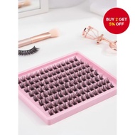 120 pcs Cluster Lashes 8-16mm Wispy Individual Lashes Natural Look Fluffy Cluster Lash Eyelash DIY E