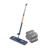 (XHJO) Mop Hands-Free Floor Mop 42cm Dust Mop for Home Cleaning Suitable for Hardwood Laminate Tile