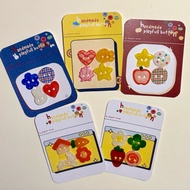 Playfull button handmade buttons (price per pack) butang baju cheongsam button baju perempuan