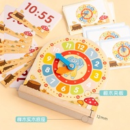 Recognition Clock Special Teaching Aids Elementary School Clock Model First Grade 2 Alarm Clock Face