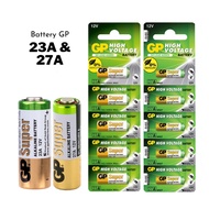 GP 23A & 27A 12V Ultra Super Alkaline Battery / Bateri 12V Ultra Super Alkaline 23A & 27A GP (1Pcs) 
