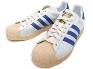 Adidas Original Superstar Vintage 藍 白 金標 奶油頭 降谷建志