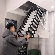 Electric Loft Telescopic Staircase Indoor Folding Ladder Loft Household Ladder Hidden Automatic Spac