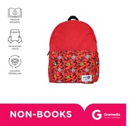 Tas Ransel / Tas Sekolah / Backpack Eversac Red Geomatric Red