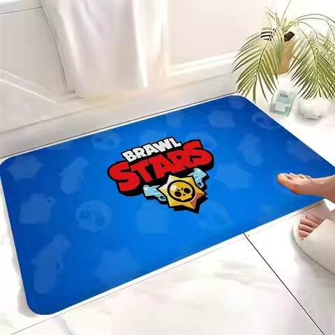 Strategy game B-BRAWL STARS Floor Mat Non-Slip Laundry Room Mat Laundry Decor Balcony Child Living R
