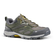 รองเท้ากันน้ำผู้ชายสำหรับเดินป่าบนภูเขารุ่น MH100 (สีเทา) Mens Waterproof Mountain Hiking Shoes - MH