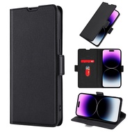 Black Voltage Side Buckle Smart Phone Protective Case With Card Slot, Push Card Hole, Earphone Hole,