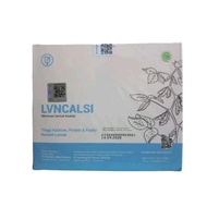 LVN CALSI Minuman Serbuk Kedelai Susu Bubuk 10 Sachet - 1 Box - Air, Jamu Kalsium Krim Etawa Anak - 
