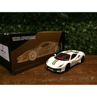 1/64 FuelMe Ferrari 488 Pista Bianco Italia TCDFE488P05 [MGM]