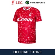 LIVERPOOL FOOTBALL CLUB เสื้อแข่งย้อนยุคผู้ชาย Candy ทีมลิเวอร์พูล ชุดเยือน ฤดูกาล 1989/90