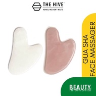 【READY STOCK)】The Hive Gua Sha Face Massager Tool For Face & Body: For Massage Skin, Decrease Puffin