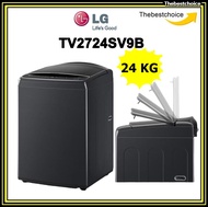 LG เครื่องซักผ้า แอลจี 24 กก. รุ่น TV2724SV9B ระบบ Inverter Direct Drive พร้อม Smart WI-FI control ค