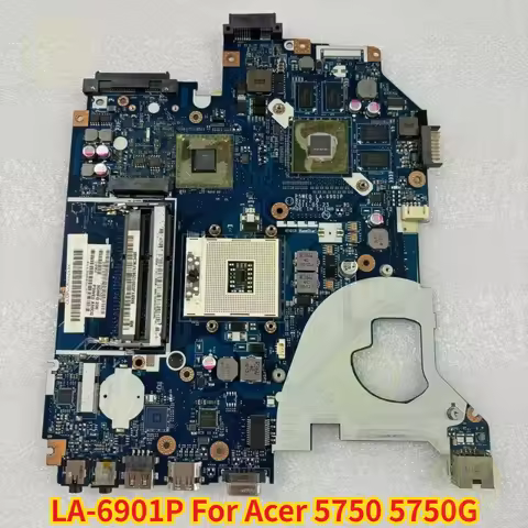 For Acer 5750 5750G Laptop Motherboard P5WE0 LA-6901P GT630M 1GB Tested Fully Work