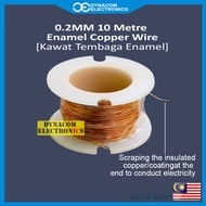 0.2MM 10 Metre Enamel Copper Wire Magnetic Coil Wire [ Dawai Tembaga Motor Besi Berani ]