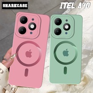 Case hp Itel A90 / A80 / A70 / A50 / A60 / A60S / A49 Current Apple Logo Motif - Casing Itel - Cesin