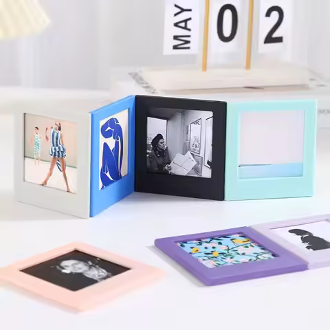 Double Sided Magnets Fridge Picture 6-12pcs Magnetic Photo Frames For Fujifilm Instax SQUARE SQ1 SQ6