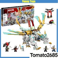 71786 Zane's Ice Dragon Creature Building Blocks Ninja vs Skeleton Toys Gifts for Boys Tomato2685 IP