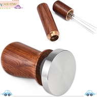 ICAOE103 Espresso Tamper Set, Spring Loaded Calibrated Design Coffee Stirrer Set, 51mm Diameter Stai