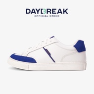 Daybreak Delicia สีน้ำเงิน รองเท้าขาว หนังแท้ พรีเมียม ผู้ชาย ผู้หญิง