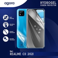 LAYAR Anti-Scratch Hydrogel For Realme C11 2021 Hydrogel SCREEN Protector Film - ANTI SPY, FULL SCRE