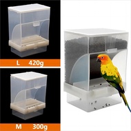 Pet Bird Feeder Splash-proof Food Container Parrot Hanging Automatic Feeder Feeder Suitable For Star