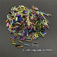 20g 7mm (2x7mm) tube beads for handmade diy decoration