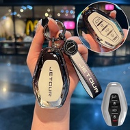 For Chery Jetour VT9 X70 X70plus X90Plus X95 X95pro TPU Car Key Cove Fob Holder Shell Bag Case Casin
