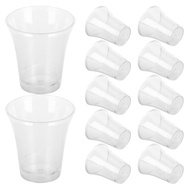 200 Pcs Plastic Communion Cups Clear Disposable Glasses Church Sacrament Supplies for Baptism Tastin