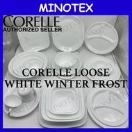 Corelle Loose Winter Frost White (Divided Plate/Dessert Bowl/Soup Plate/Serving Bowl) Pinggan Mangkuk Corelle