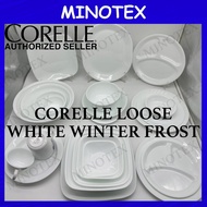 Corelle Loose Winter Frost White (Divided Plate/Dessert Bowl/Soup Plate/Serving Bowl) Pinggan Mangku