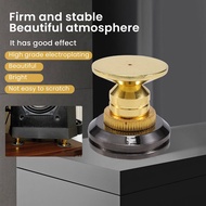 4 Set Gold Speaker Spike with Floor Discs Stand Foot Isolation Spikes Professional Speaker Accessori