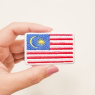 FLAG EMBROIDERY PATCH MALAYSIAN FLAG EMBROIDERED BADGE/ MALAY IRON PATCH/