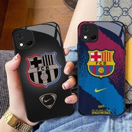 CK-6 Barcelona FC HD Glass Casing for Realme C20 C20A C11 OPPO A16E A16K A93 Reno 4 4F F17 Lite Pro
