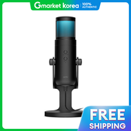 USB พร้อมไฟ LED RGB ขาตั้ง MIC-28 ปรับได้ สำหรับการถ่ายทอดสด เสียง ASMR ยูทูบ วิดีโอคอลเฟอร์เรนซ์ คอ